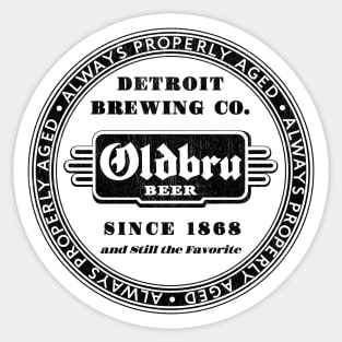 Retro Beer - Oldbru Detroit Brewing Co. Sticker